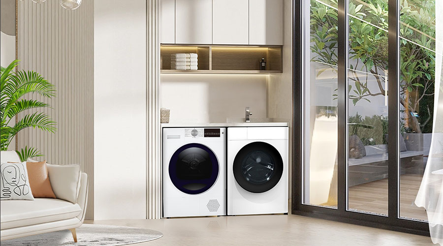 烘干機生產廠家帶你了解 熱泵式干衣機和直排式干衣機