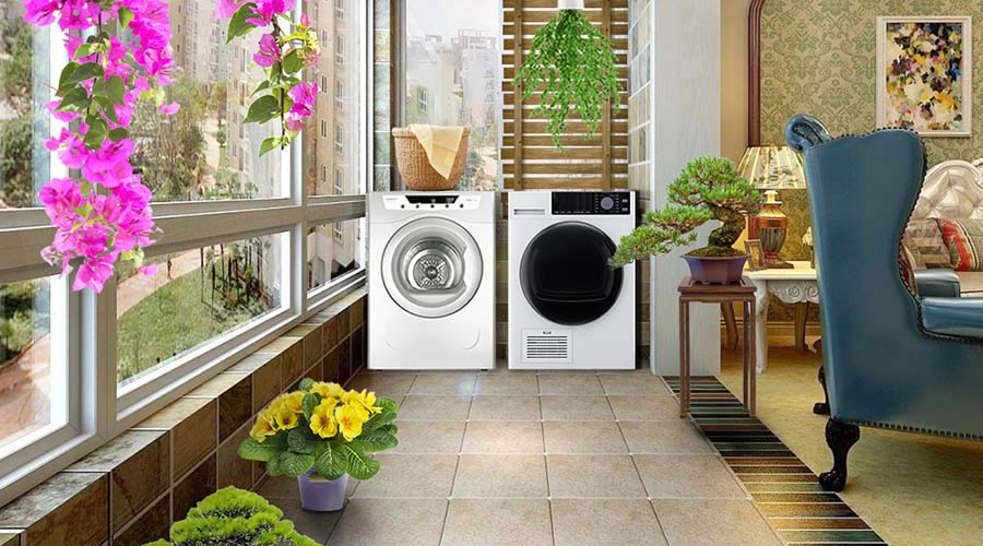 家居陽臺晾曬衣物不干怎么辦，衣物烘干機來解決！