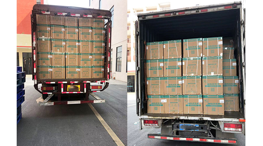 實況圖！金環電器完成國內某知名品牌迷你洗衣機裝柜發貨