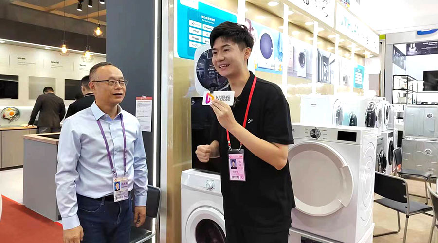 廣交會(huì)熱點(diǎn)！央視、新華網(wǎng)等媒體聚焦金環(huán)電器滾筒干衣機(jī)