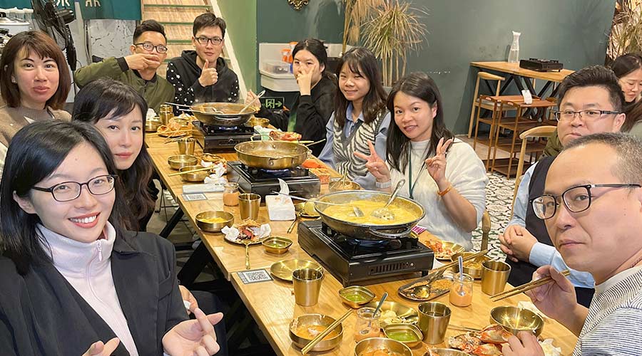 寒冬暖心！金環電器銷售部組織火鍋團建沖刺2022